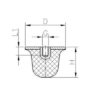 Rubber-Metal Buffer - Type KE (conical) - Image 2